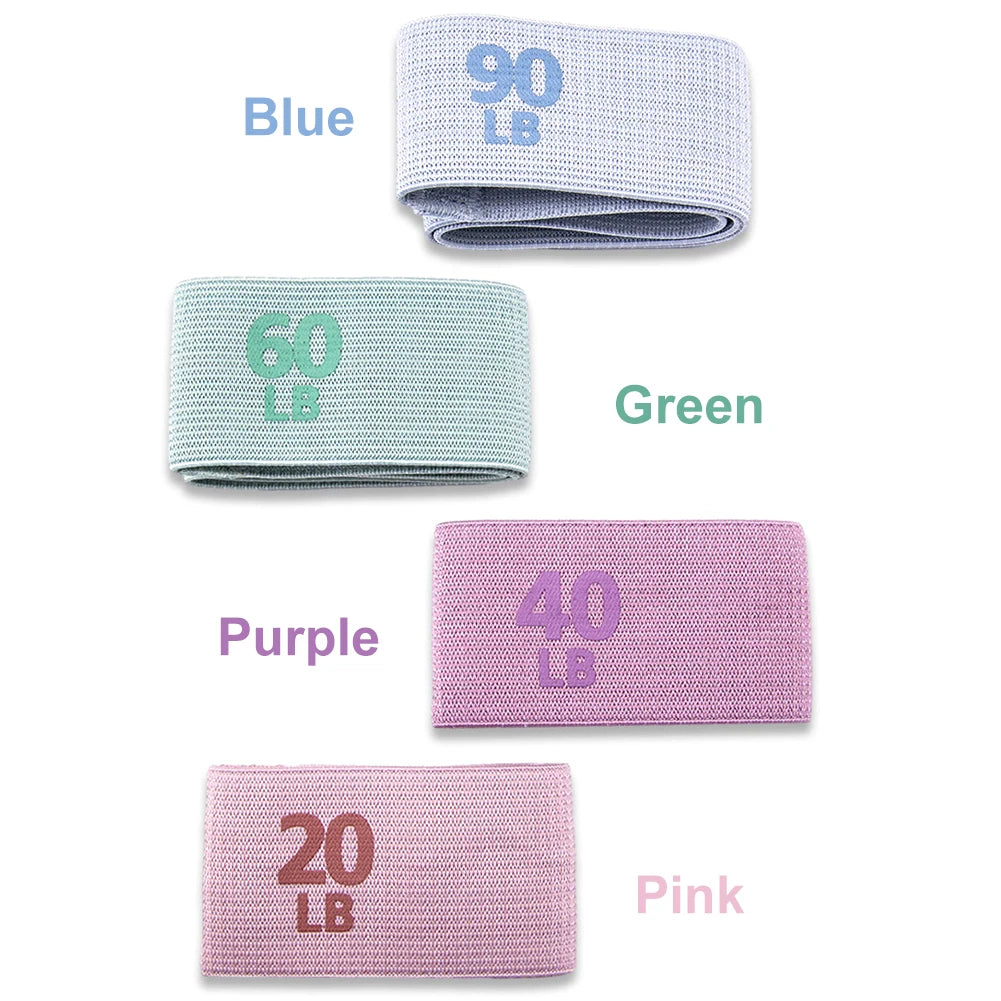 Widerstandsbänder für Beine & Po – Elastisch, Fitness, Yoga & Gym