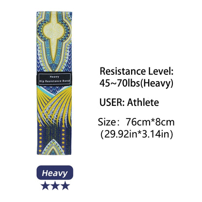 Stoff Hüft- & Po-Fitnessband – Elastisch, Widerstand, Yoga & Gym