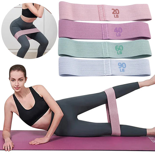 Widerstandsbänder für Beine & Po – Elastisch, Fitness, Yoga & Gym